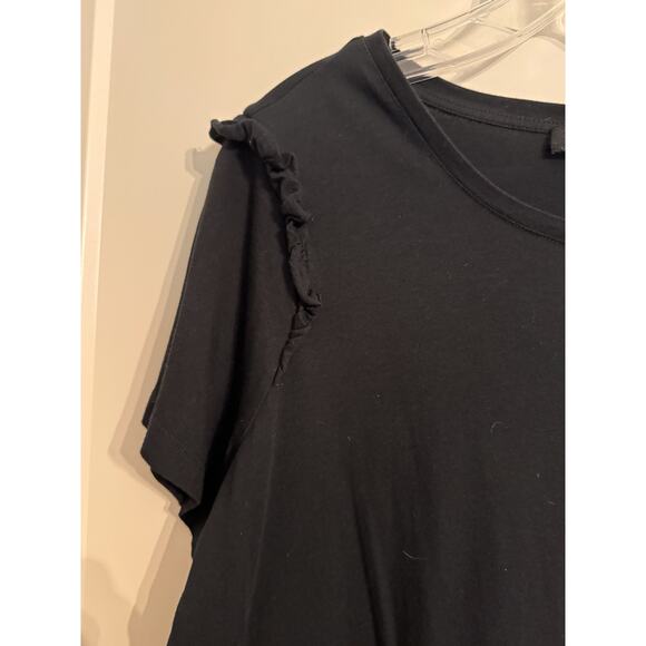 Jasmine & Juliana Parrot Sequined Blouse Top Black Sz 1X Boho Fun Vacation Beach - Picture 6 of 7